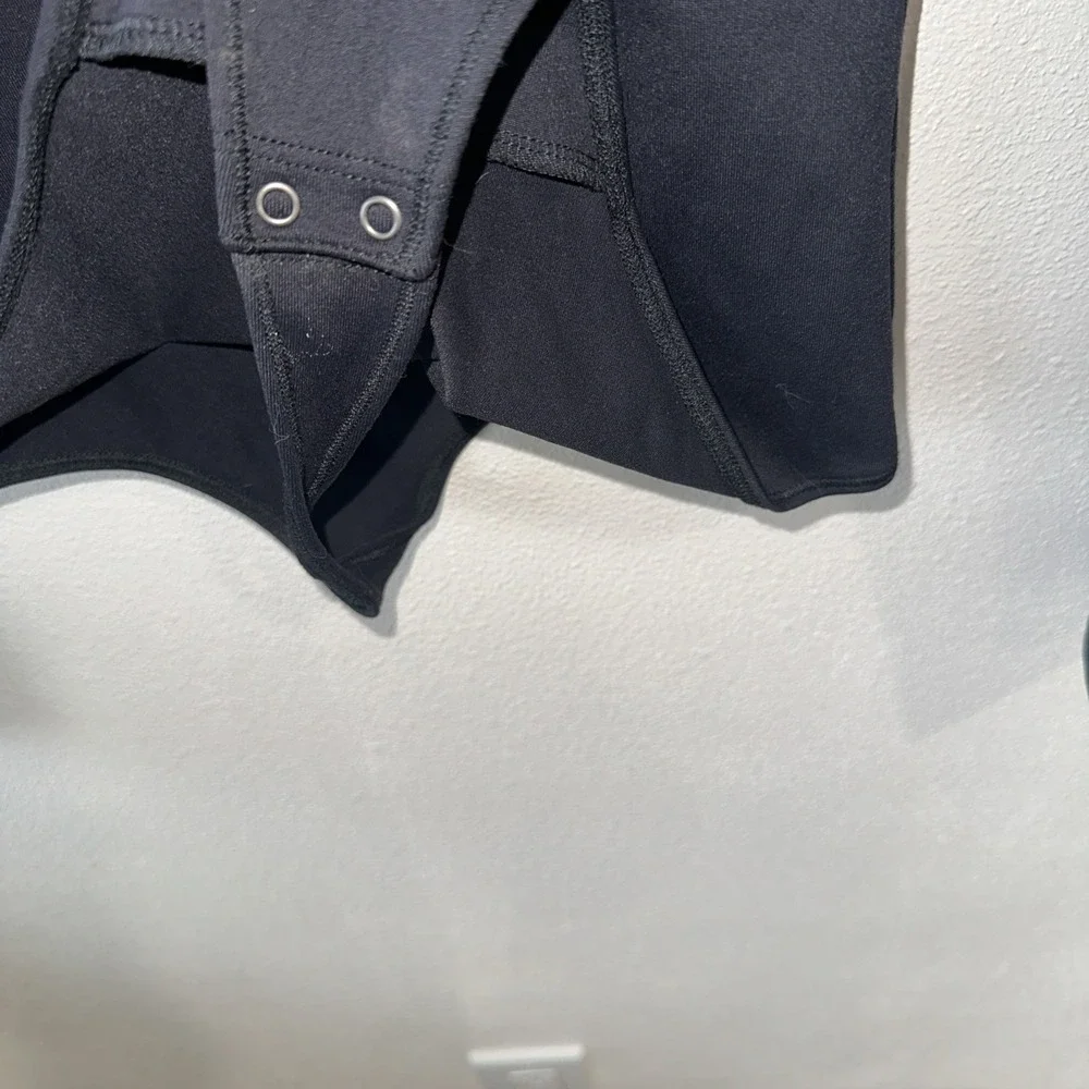 Ambercombie And Fitch Top‎ Bodysuit Long Sleeve Black Size S